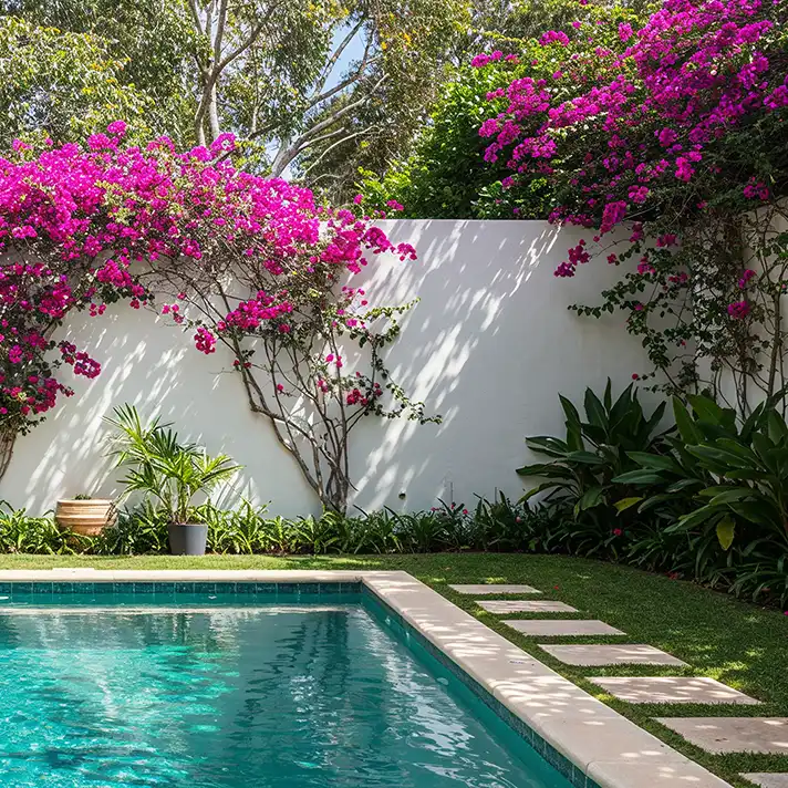 A beautiful garden landscaped by Lawn & Order Landscaping